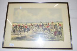 19TH CENTURY HUNTING INTEREST PRINT 'THE OXFORD DRAG'