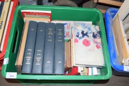 BOX CONTAINING VARIOUS LOCAL INTEREST BOOKS INCLUDING HISTORY OF GREAT YARMOUTH VOL 1-2