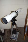 VIXEN ASTRONOMICAL TELESCOPE ON TRIPOD WITH ACCESSORIES