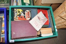 BOX CONTAINING QUANTITY OF MIXED HARD BACK AND PAPER BACK BOOKS