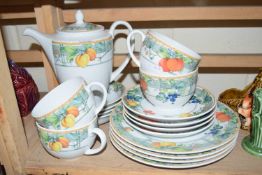 SELECTION OF VARIOUS WEDGWOOD EDEN TABLE WARES INCLUDING COFFEE JUG, CUPS SAUCERS ETC
