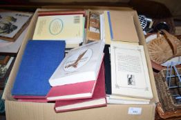 BOX CONTAINING LARGE QUANTITY OF VARIOUS BOOKS INCLUDING LOCAL INTEREST ETC