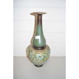 LARGE DOULTON SLATERS PATENT VASE WITH GREEN DECORATION