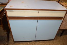 CIRCA 1960'S FORMICA EASTHAM KITCHEN CABINET, LENGTH APPROX 105 CM