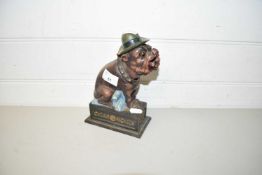 REPRODUCTION METAL FIGURE ENTITLED 'OLD PUFFER'
