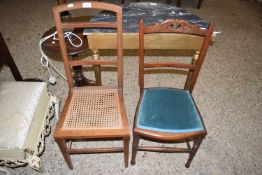 TWO VARIOUS CHAIRS