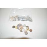 BAG CONTAINING QUANTITY OF COINAGE, SOME PRE-DECIMAL