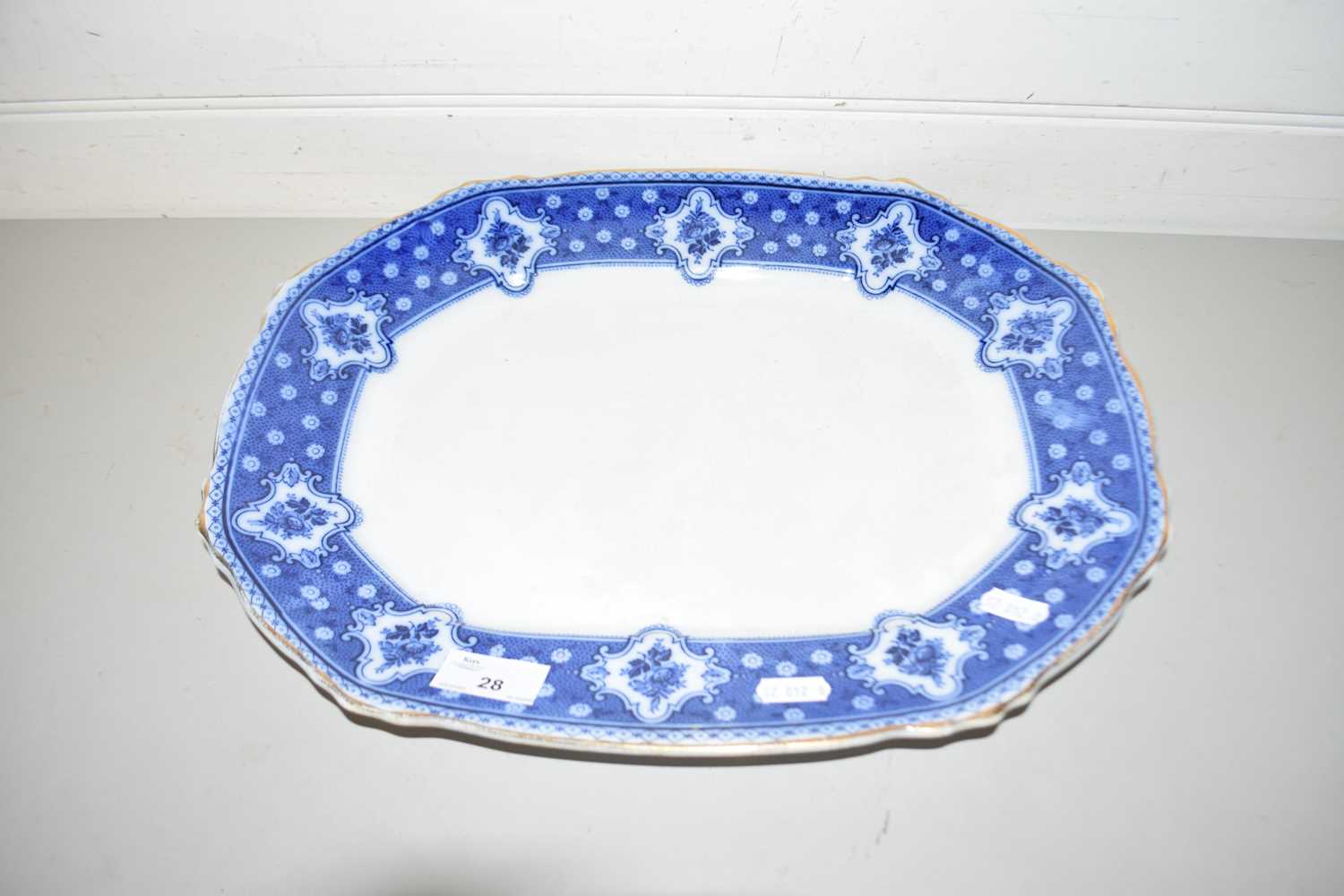 19TH CENTURY MEAT PLATE