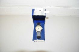 WRIST WATCH, THE DIAL MARKED S PARTON, NORWICH 1950's swiss movement