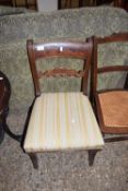 TWO VARIOUS CHAIRS INCLUDING ONE WITH SHELL CARVING