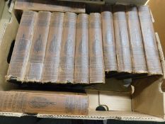 One box of Harmsworths Universal Encyclopedia