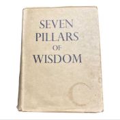 T E LAWRENCE: SEVEN PILLARS OF WISDOM, London, Jonathan Cape, 1935 1st trade edition, 4to original