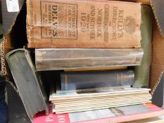 Two boxes of Norfolk and East Anglian interest to include Kellys Directory 1929, Edward Seago and