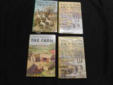 CHARLES F TUNNICLIFFE (ILLUSTRATED): 4 Ladybird Book titles: THE FARM, A LADYBIRD LEARNING TO READ