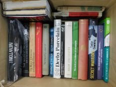 One box of books mixed to include military and historical interest