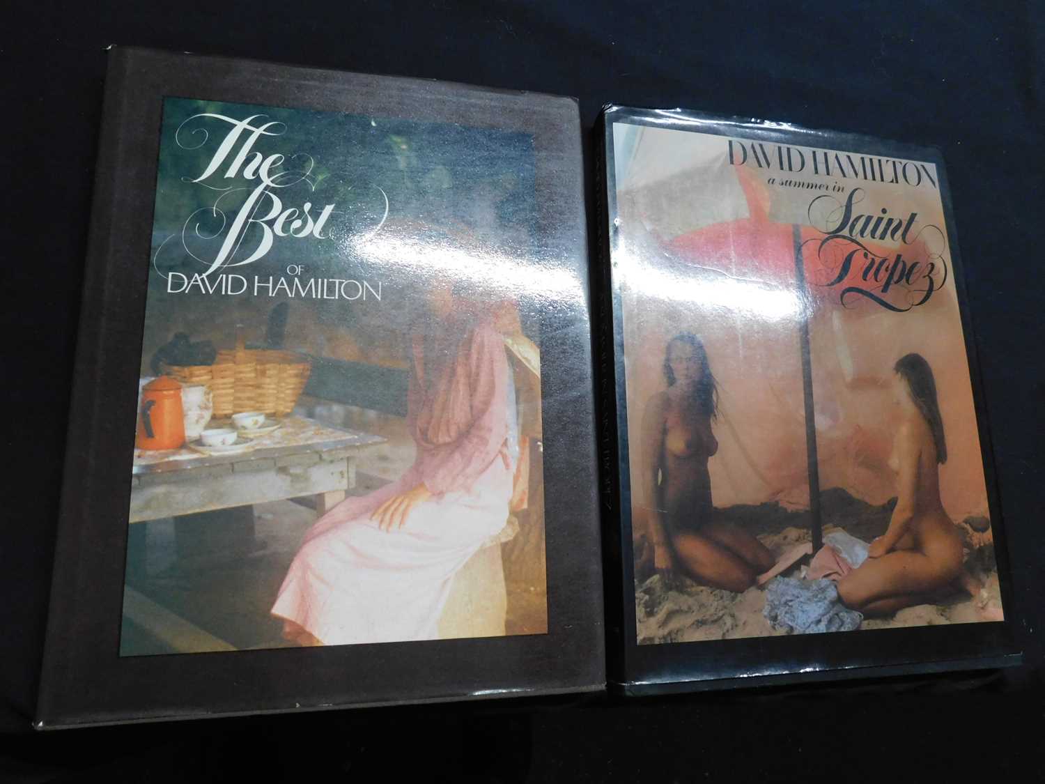 DAVID HAMILTON: A SUMMER IN ST TROPEZ, 1982 1st edition, original cloth, dust wrapper plus COVER - Image 2 of 2