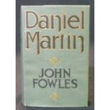 JOHN FOWLES: DANIEL MARTIN, London, Jonathan Cape, 1977, 1st edition, signed and inscribed