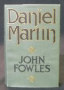 JOHN FOWLES: DANIEL MARTIN, London, Jonathan Cape, 1977, 1st edition, signed and inscribed