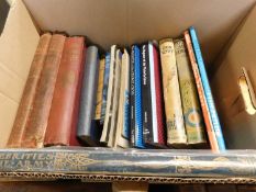 One box of books military and war interest