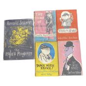 GEOFFREY WILLANS: 3 titles: DOWN WITH SKOOL, ill Ronald Searle, London, Max Parrish, 1953, 1st