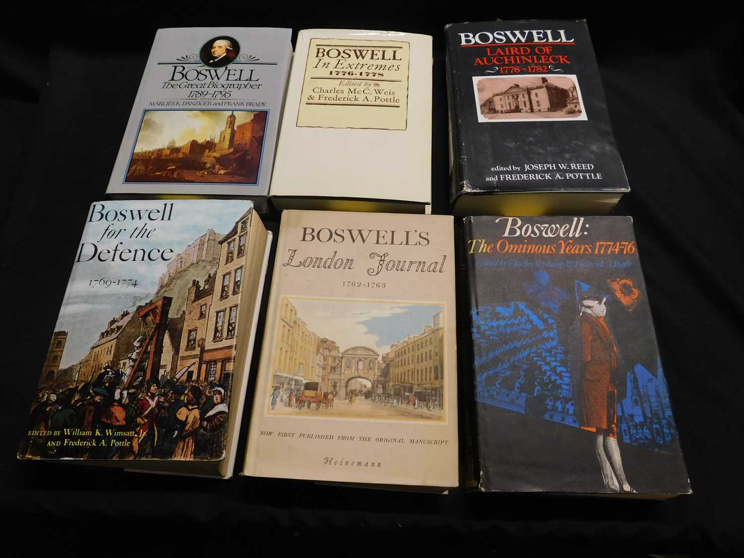 CHARLES MCC WEIS (Ed): BOSWELL IN EXTREMES 1776 TO 1778, 1971, 1st edn, orig cl, d/w + JOSEPH W REED - Image 2 of 3