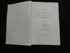 CHARLES JAMES APPERLEY "NIMROD": MEMOIRS OF THE LIFE OF THE LATE JOHN MYTTON..., edited Robert Smith
