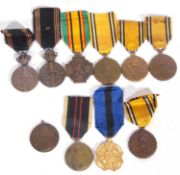 Quantity of WWII Belgian medals to include 4 x 1940-45 for Armed Forces resistance Commemorative