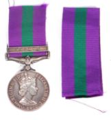 ERII medal with Malaya clasp: 3521075 AC 2 C Neeson RAF