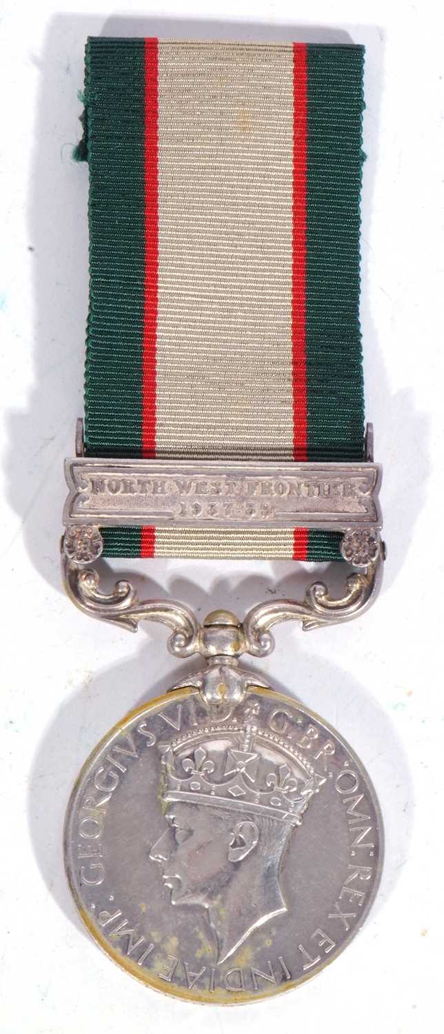 George VI India General Service Medal 1936-39 named to 64W-Carr Jahan DAD 5-13 FFRIF