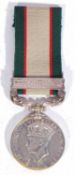 George VI India General Service Medal 1936-39 named to 64W-Carr Jahan DAD 5-13 FFRIF