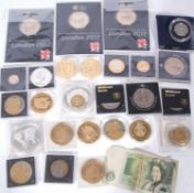 Box: Assorted modern UK coins