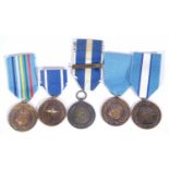 8 x UN medals: UN AQ New York medal, Cyprus medal, Chad/Central African Republic, Macedonia and