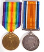 WWI British medal pair - war medal, victory medal to14906 DVR T Painter, Royal Engineers