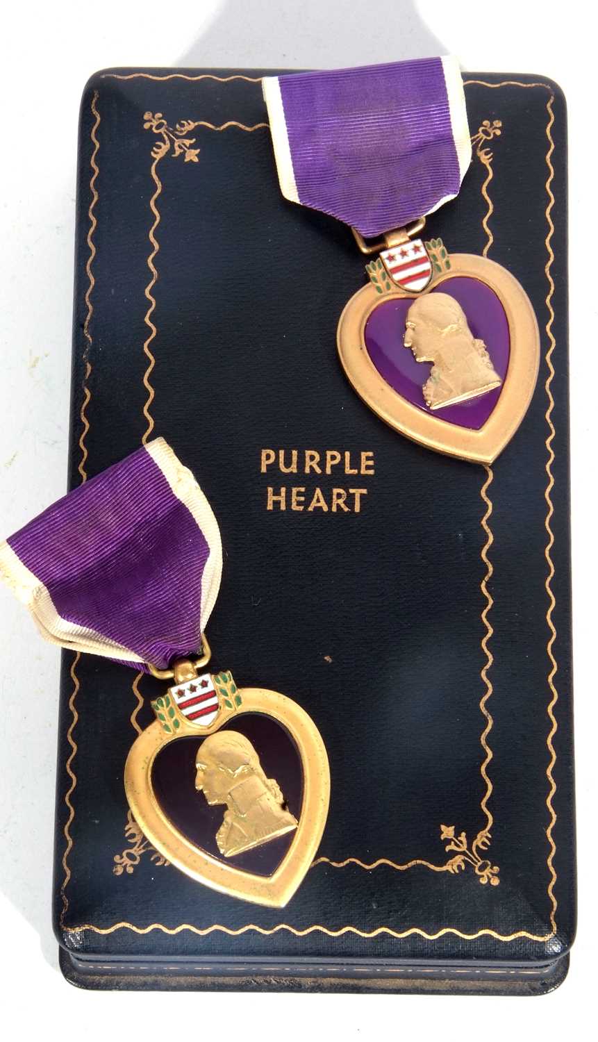 2 x Purple Hearts - Image 5 of 5