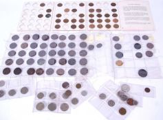 A large quantity of UK and other coins including a large bag of pre-1947 coins and a small qty of