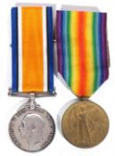WWI British medal pair - war medal, victory medal to 208858 GNR F Heath, Royal Artillery