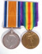 WWI British medal pair - war medal, victory medal to 42090 PTE James Henderson, Highland Light