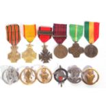 Quantity of 20th century Belgian and Zaire (Congo) medals to include Zaire war cross of merit with