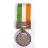 Edward VII Kings South Africa medal - South Africa 1901-1902 clasps