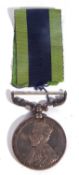 George V Indian general service medal, no clasps to Sub-Conol HO Rogers A and TC