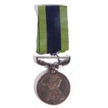 George V Indian general service medal, no clasps to Sub-Conol HO Rogers A and TC