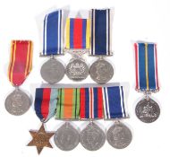 Set of 4 WWII / Post-war British medals to include 1939-45 star, defence medal, 1939-45 war medal