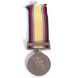 Queen ERII Gulf War 90-91 medal with 16 Jan to 28 Feb 1991 to 24756621 Fusilier DJ Dunn, Royal