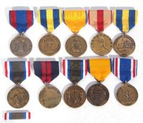 Quantity of American Commemorative medals