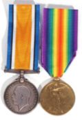 WWI British medal pair 1914-18 war medal, victory medal to 177203 SGT WR Greenfield RAF