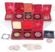 A quantity of Canada assorted commemorating silver coinage comprising, dollars 1964, 1967,(2),