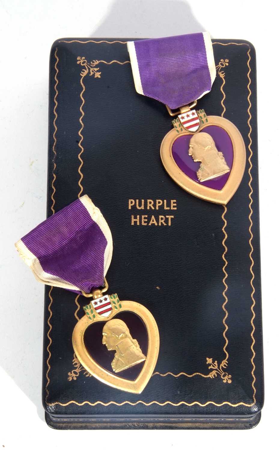 2 x Purple Hearts - Image 3 of 5