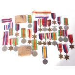 Large quantity of mixed WWII British campaign medals