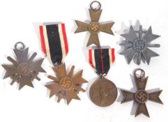 Quantity of 6 war merit medals, Third Reich