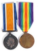 WWI British medal pair - war medal, victory medal to 326816 SPR W Lewis RE